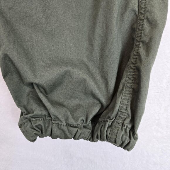 Hollister Pants Mens Medium Green Adjustable-Rise Parachute Baggy Cargo Jogger - Picture 6 of 15
